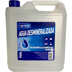 Agua Desmineralizada Aguacol 5L Precio Chile | Agua Destilada para Baterías y Planchas