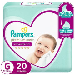 Pampers Premium Care G 20 Unidades Precio Chile | Pañales Pampers Premium Care Talla G