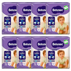 Manga Babysec G 144 Unidades Precio Chile | Pañales Babysec Talla G Pack Ahorro 8x18