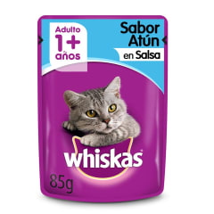 Whiskas Premio Atún 85G Precio Chile | Snack Gato Atún Sachet Alimento Húmedo