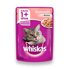 Whiskas Gato Salmón Premio 85g Precio Chile | Snack Gato Salmón Sachet Alimento Húmedo