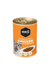 Amity Lata Chicken Turkey y Vegetales 415g Precio Chile | Alimento Húmedo Perro Pollo Pavo Verduras
