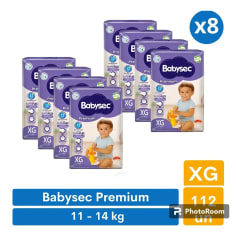 Manga Babysec XG 112 Pañales Precio Chile | Pack de Pañales Talla XG Absorbentes, Cómodos y Rendidores