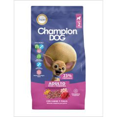 CHAMPION DOG ADULTO MINI Y PEQUEÑO 18KG – ALIMENTO PERROS RAZAS PEQUEÑAS | FORMATO AHORRO CHILE