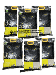 Manga Safari Limón 24kg 6x4kg Arena Aglutinante Precio Chile | Arena Sanitaria Gato Control Olores