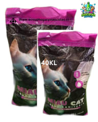 MIAU CAT 40KG 20KGX2U 50L ARENA LAVANDA
