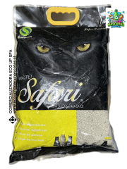 Safari Limón 4kg Arena Aglutinante Precio Chile | Arena Sanitaria Gato Aroma Limón Control Olores
