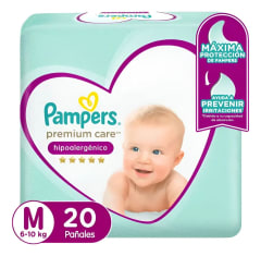 Pampers Premium Care M 20 Unidades Precio Chile | Pañales Pampers Premium Care Talla M
