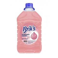 Briks Detergente Coral 5 Litros Precio Chile | Detergente Líquido Ropa Limpieza Profunda y Fragancia