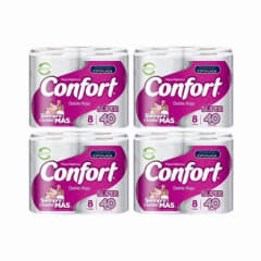 Papel Higiénico Confort 40 Metros Manga 32 Rollos (4x8) Precio Chile | Pack Ahorro