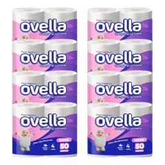 Papel Higiénico Ovella 50 Metros Manga 32 Rollos (4x8) Precio Chile | Pack Ahorro