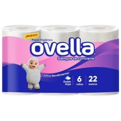 Papel Higiénico Ovella 22 Metros 6 Rollos Precio Chile | Papel Higiénico Económico