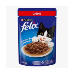 Felix Premio Carne Pouch 85g Precio Chile | Snack Gato Carne Sachet Alimento Húmedo