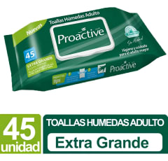 Toallas Húmedas Adulto Proactive 45 Unidades Precio Chile
