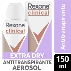 Rexona Clinical Aerosol Mujer Extra Dry 150ml Precio Chile | Desodorante Antitranspirante