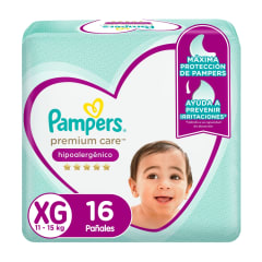 Pampers Premium Care XG 16 Unidades Precio Chile | Pañales Pampers Premium Care Extra Grande
