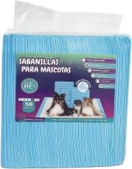 SABANILLAS ABSORBENTES HEI PETS 60x60 50 UNIDADES – EMPAPADORES PARA PERROS | HIGIENE MASCOTAS CHILE