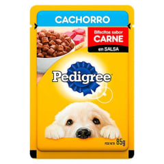 Pedigree Cachorro Sachet Carne 85g Precio Chile | Alimento Húmedo Puppy Carne Nutritivo
