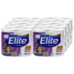 Papel Higiénico Elite 50 Metros Manga 32 Rollos (4x8) Precio Chile | Papel Elite Rendidor