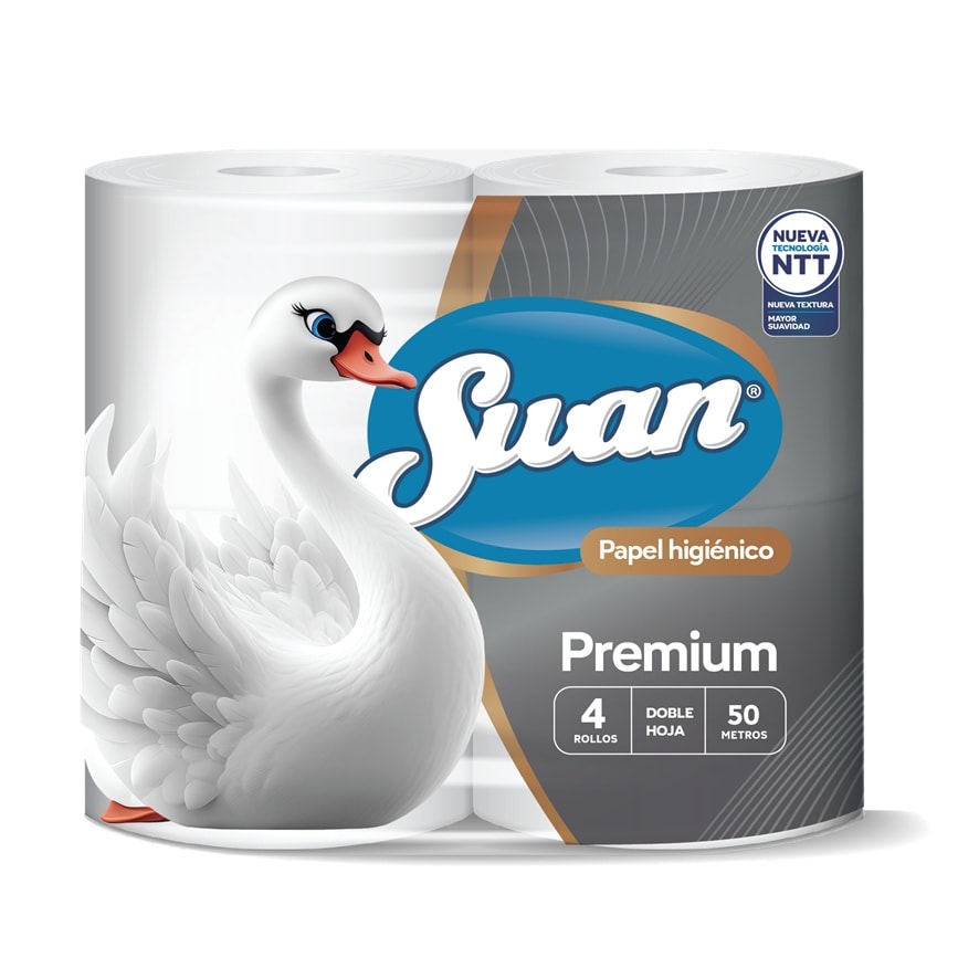 Papel Higiénico Swan Premium 50 Metros Manga 32 Rollos (4x8) Precio Chile | Pack Ahorro2