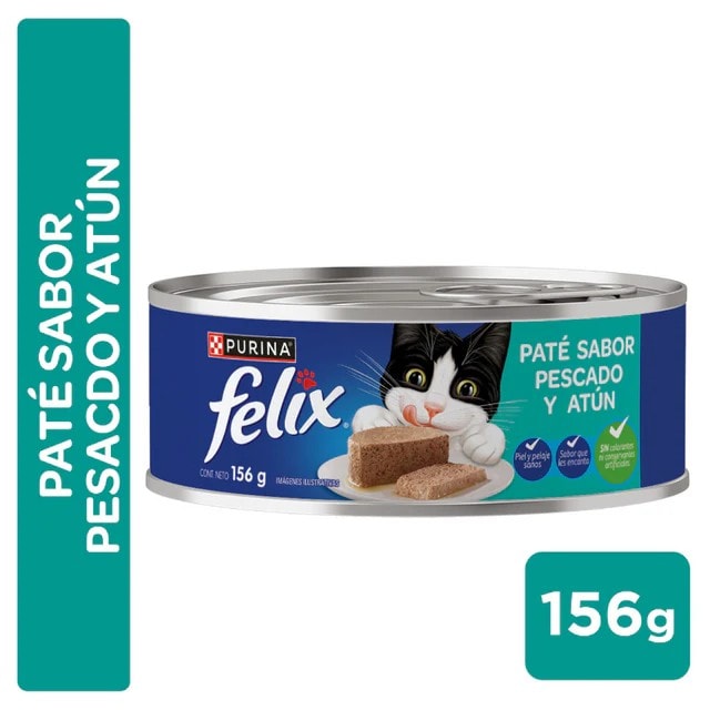 Felix Lata Paté Pescado y Atún Precio Chile | Alimento Húmedo Gato Paté Premium Felix1