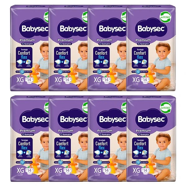 Manga Babysec Talla XG Precio Chile | Pañales Babysec Extra Grande Pack Ahorro1
