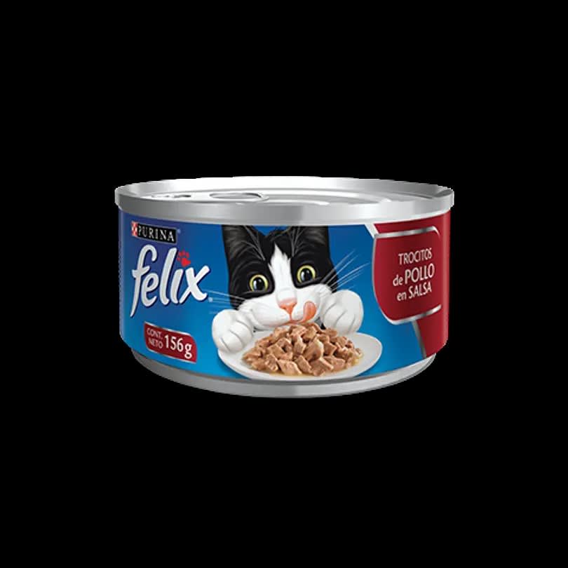 Felix Lata Trocitos Pollo en Salsa Precio Chile | Alimento Húmedo Gato Pollo en Salsa Premium1