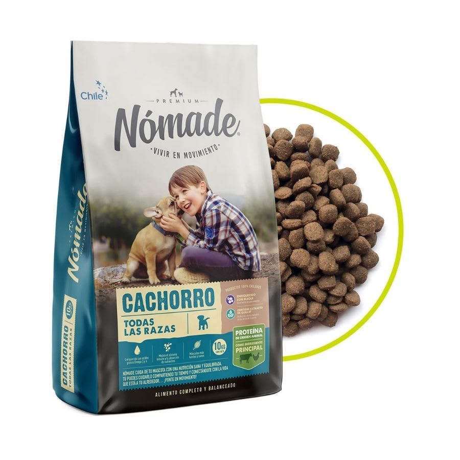 Nómade Cachorro 10kg Precio Chile | Alimento Para Cachorro Económico Balanceado Despacho1