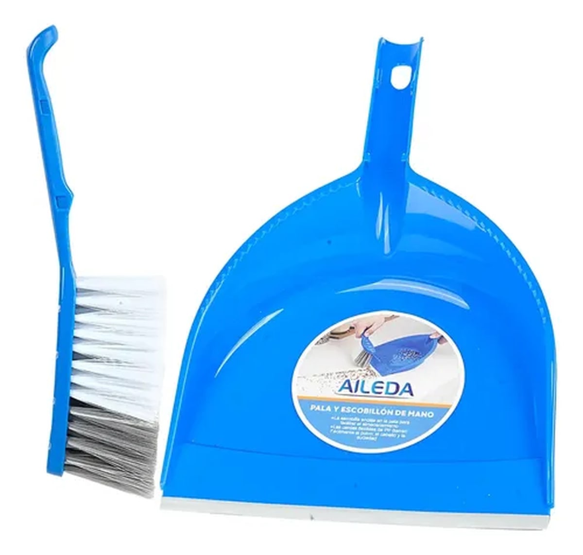 Aileda Pala con Escobilla Precio Chile | Set de Limpieza Recogedor con Escoba Manual1