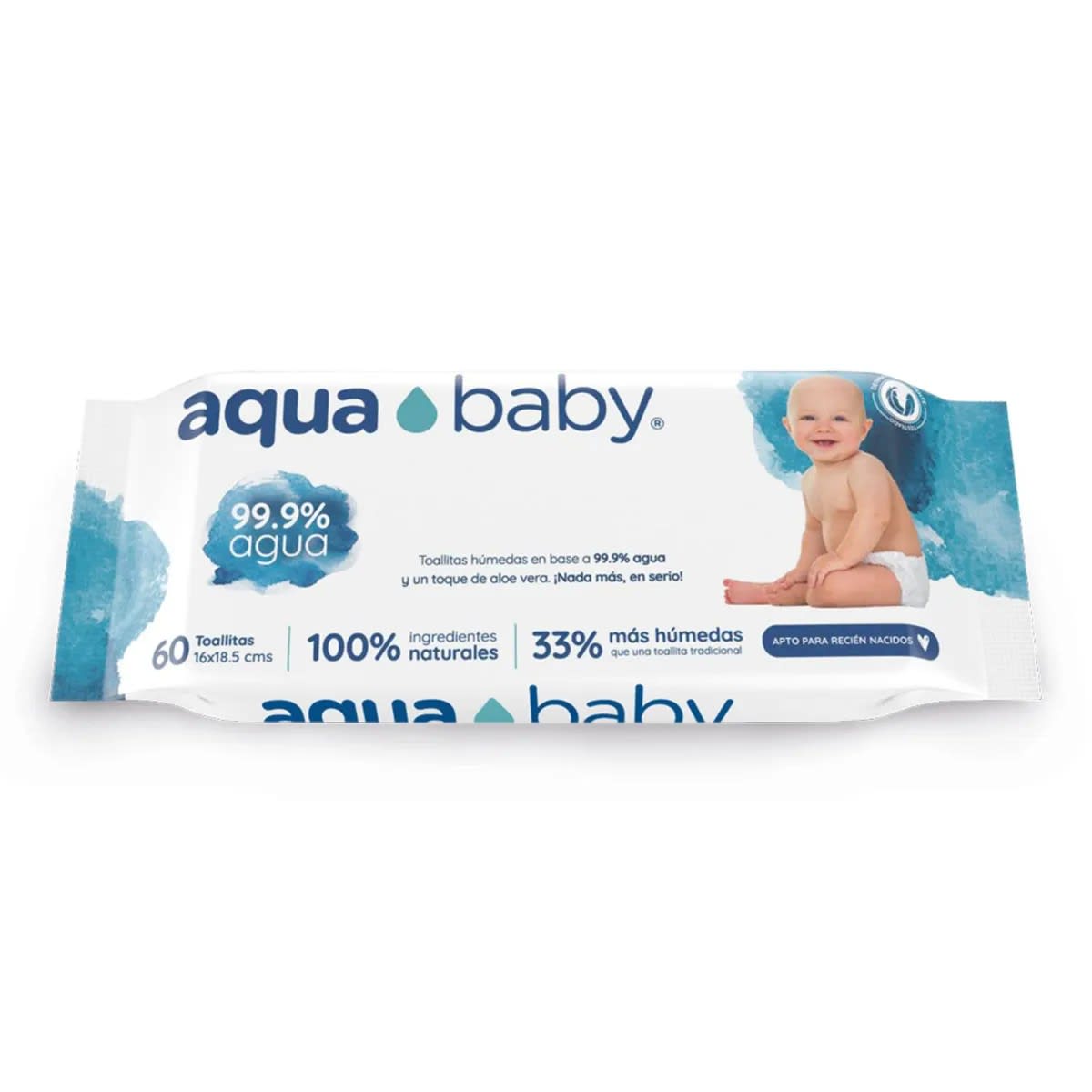 Toallitas Húmedas Aqua Baby 60 Unidades Precio Chile | Toallas Húmedas Bebé1