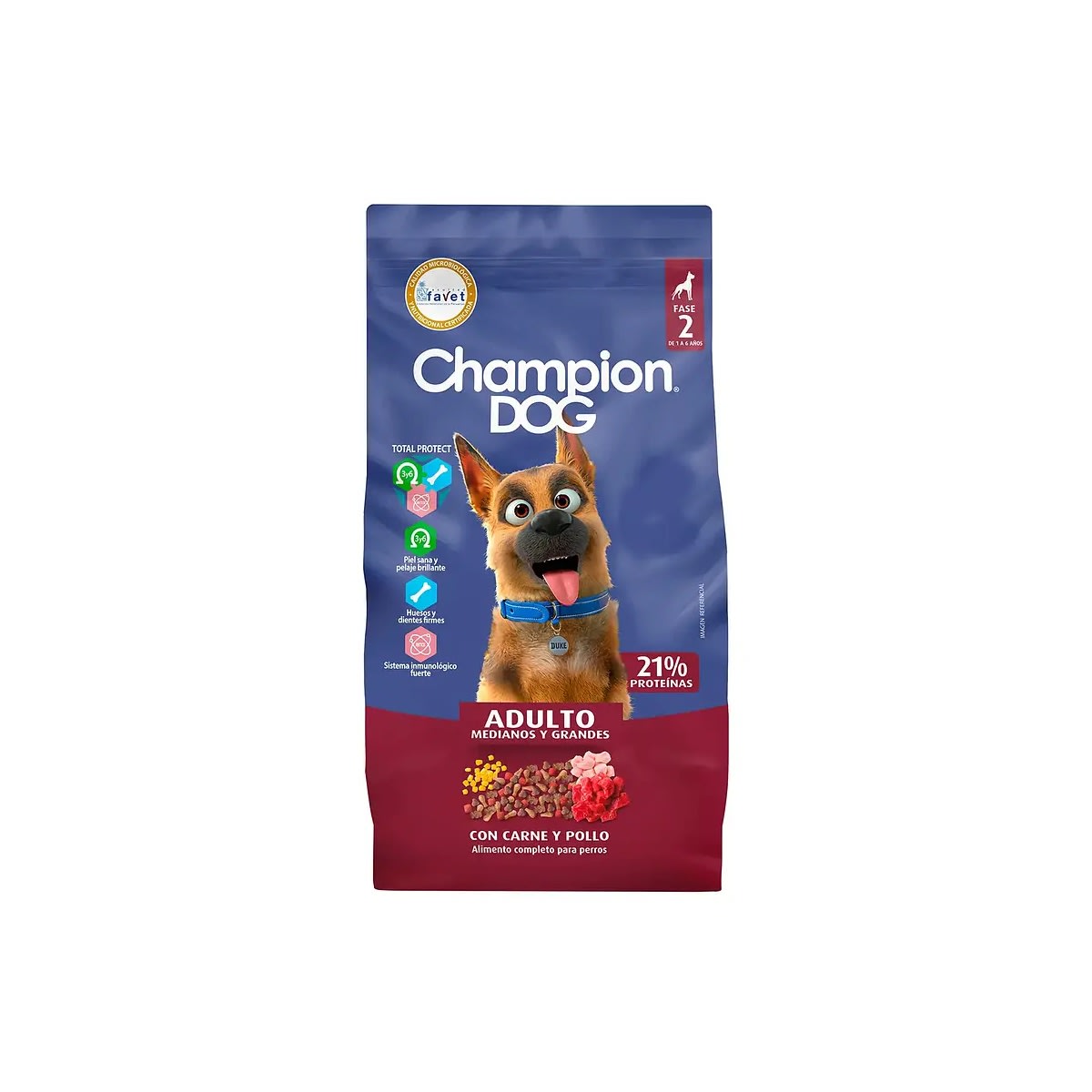 CHAMPION DOG ADULTO 18KG – ALIMENTO PARA PERROS ADULTOS | FORMATO AHORRO CHILE1
