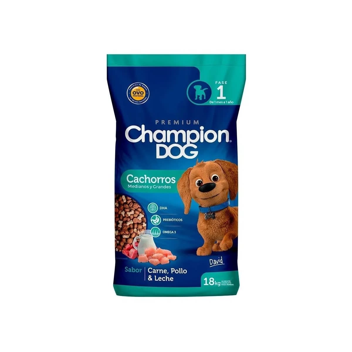 CHAMPION DOG CACHORRO 18KG – ALIMENTO PARA PERROS CACHORROS | CRECIMIENTO SALUDABLE CHILE2