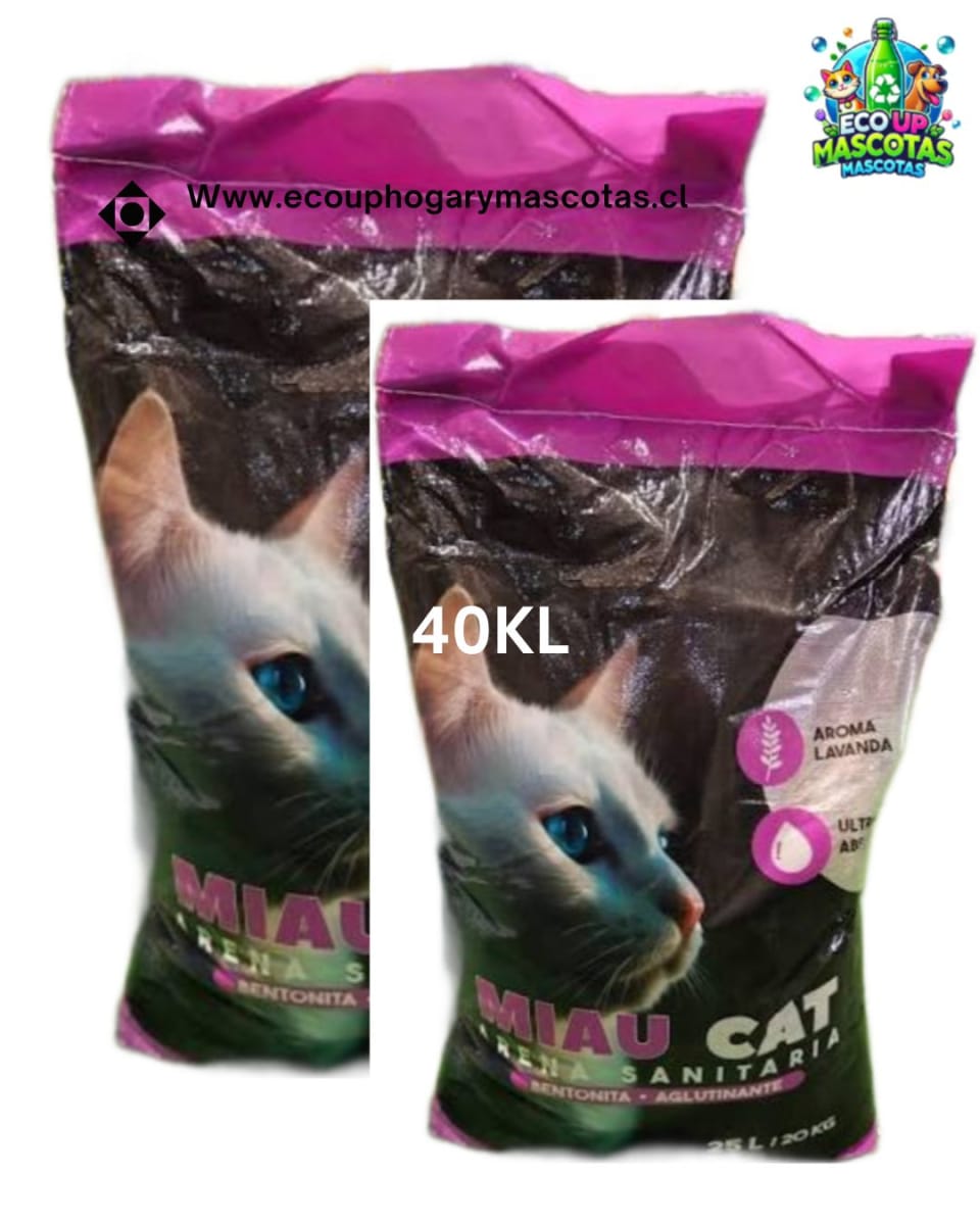 MIAU CAT 40KG 20KGX2U 50L ARENA LAVANDA1