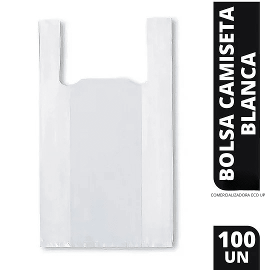 Bolsa 45x50 100 Unidades Camiseta Económica Precio Chile | Bolsa Plástica Barata Resistente para Negocio1