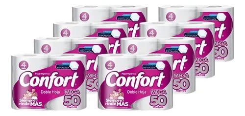 Papel Higiénico Confort 50 Metros Manga 32 Rollos Precio Chile | Pack Ahorro Rendidor1