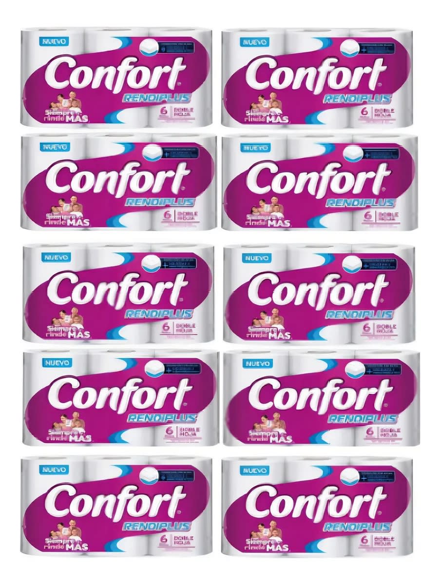 Papel Higiénico Confort 20 Metros Manga 48 Rollos (6x8) Precio Chile | Pack Ahorro1