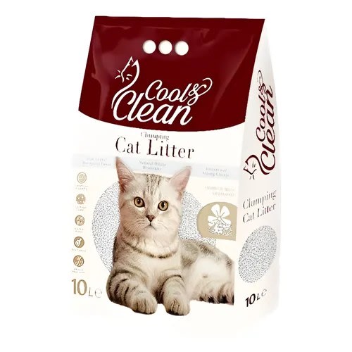 Arena Turca Cool Clean 10L 8.6kg Precio Chile | Arena Sanitaria Gato Control Olores1