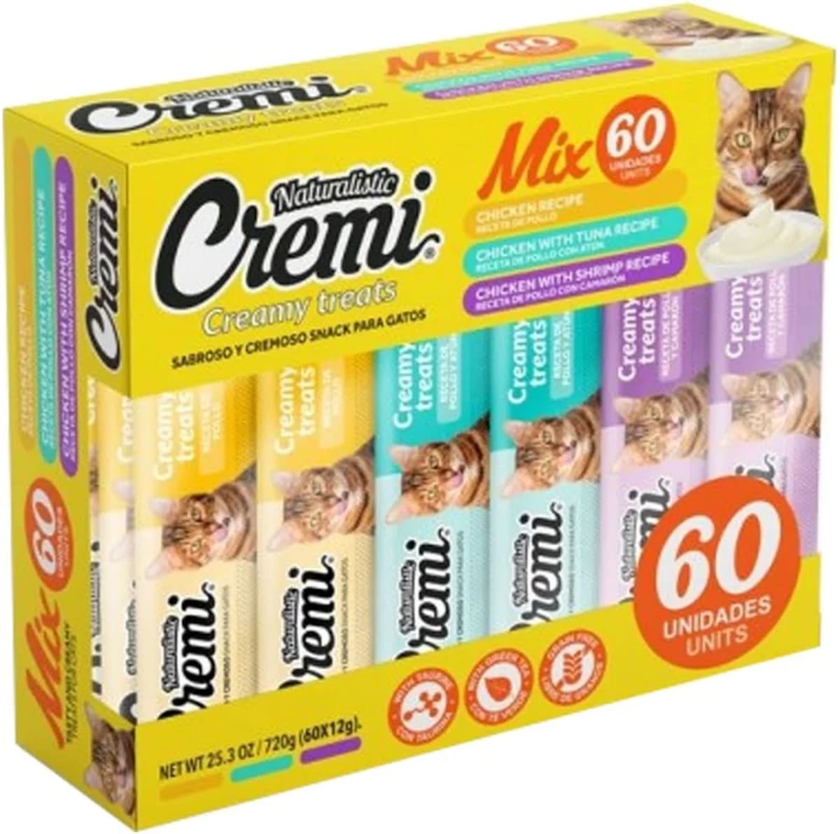 Cremi Premio Gato 30 Unidades Surtidas Precio Chile | Snacks Cremosos Gatos2