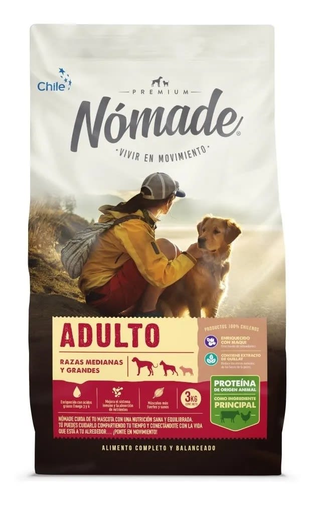 Nómade Adulto Perro 20kg Precio Chile | Alimento Balanceado Económico Saco Grande Despacho2