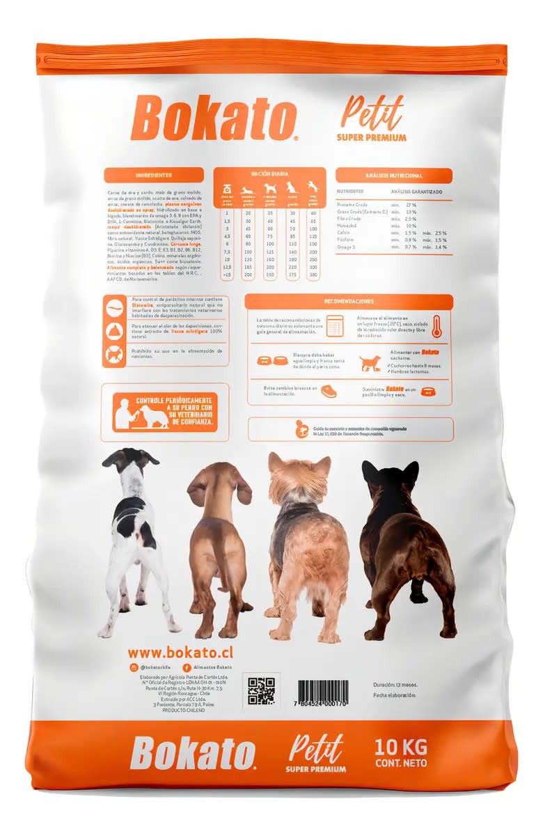 Bokato Cachorro Petit 10kg Precio Chile | Alimento Cachorro Raza Pequeña Súper Premium3