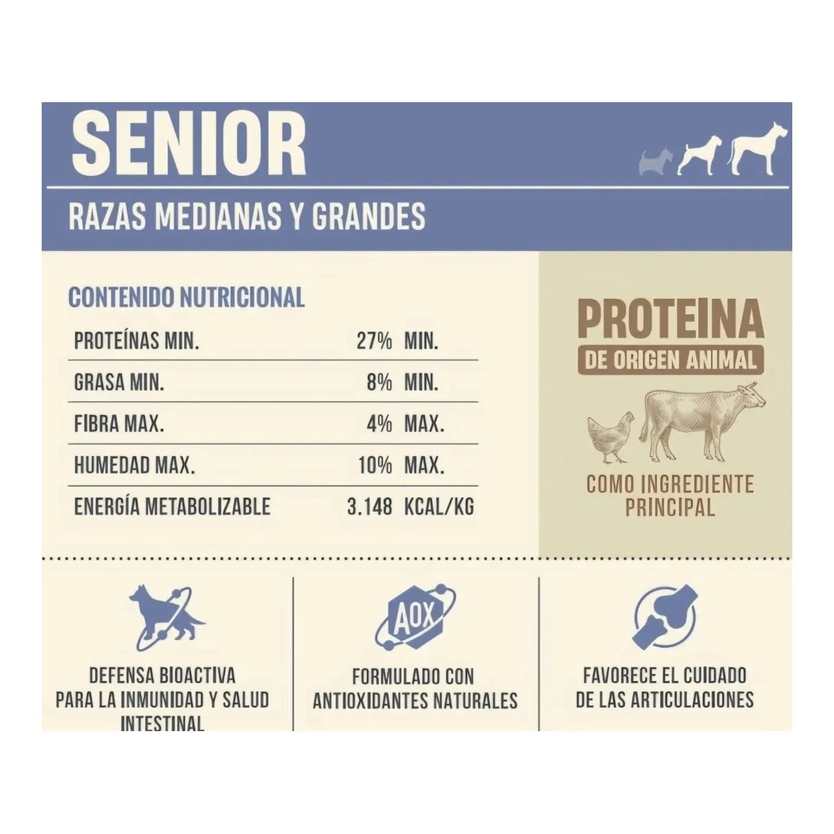 NÓMADE SENIOR 15KG – ALIMENTO PERROS ADULTOS MAYORES MEDIANOS Y GRANDES | NUTRICIÓN SENIOR CHILE2