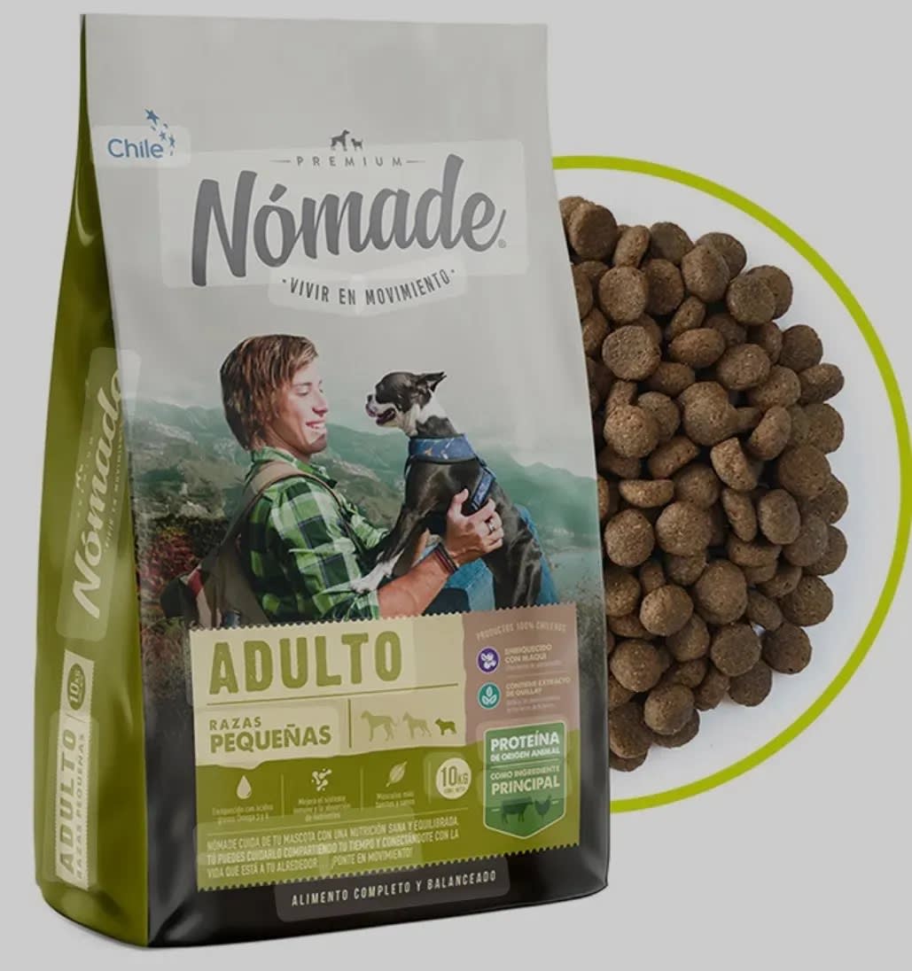 Nómade Adulto Raza Pequeña 10kg Precio Chile | Alimento Perro Pequeño Económico Despacho2