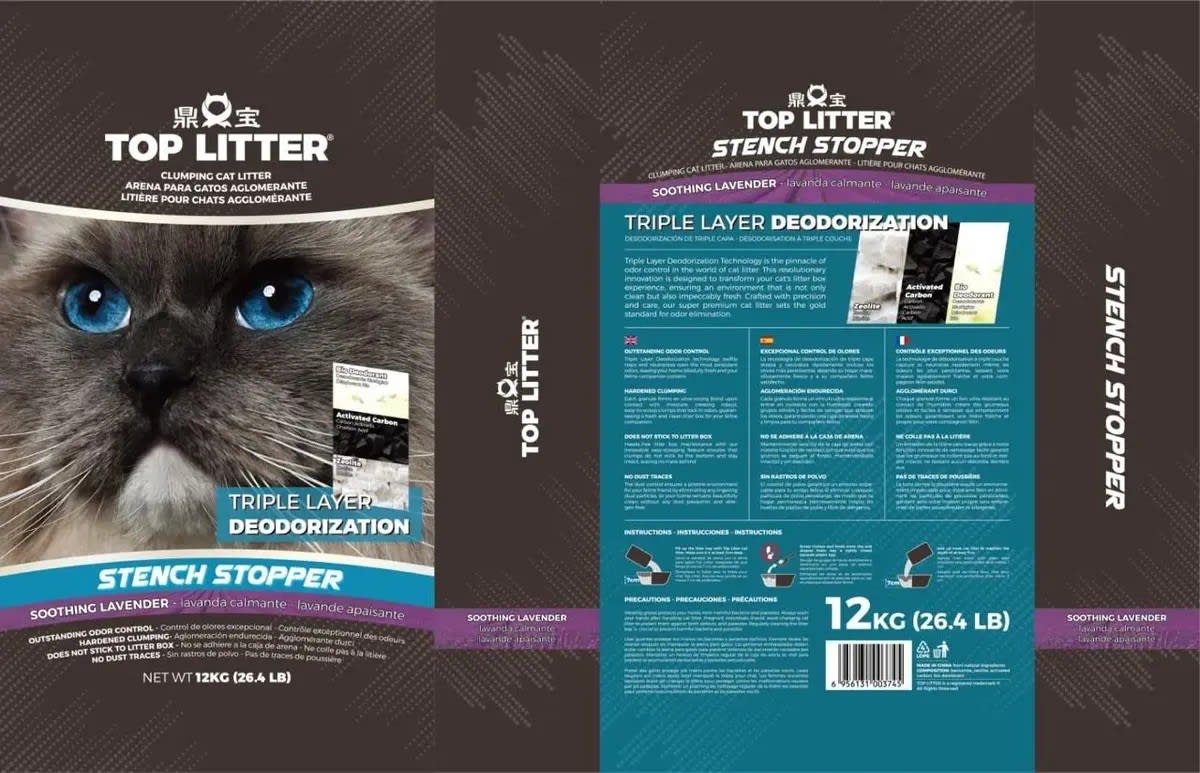 Top Litter Arena 12kg Carbón Precio Chile | Arena Sanitaria Gato Control Olor Carbón Activo2