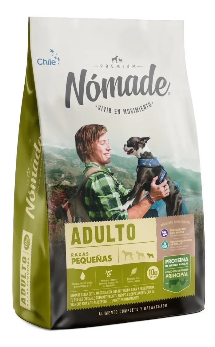 Nómade Adulto Raza Pequeña 10kg Precio Chile | Alimento Perro Pequeño Económico Despacho1