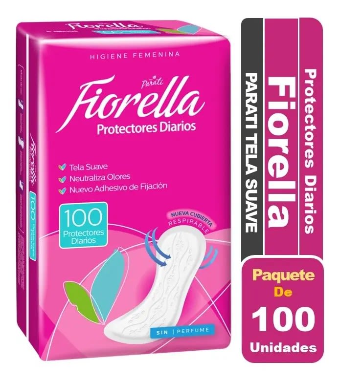 Protector Diario Parati Fiorella 100 Unidades Precio Chile | Protectores Diarios Femeninos Comodidad y Frescura2
