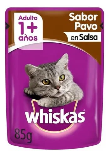Whiskas Sachet Pavo 85g Precio Chile | Alimento Húmedo Gato Pavo Snack Premium1