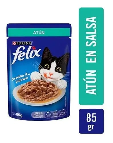 Felix Atún Premio Húmedo Precio Chile | Snack Gato Atún Sachet Alimento Húmedo Felix1