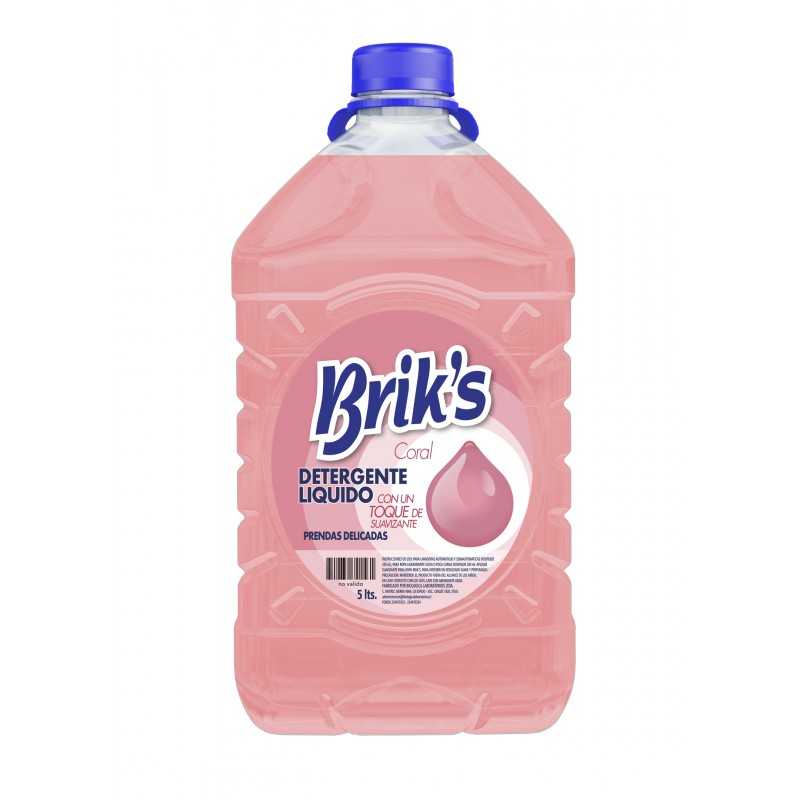 Briks Detergente Coral 5 Litros Precio Chile | Detergente Líquido Ropa Limpieza Profunda y Fragancia1