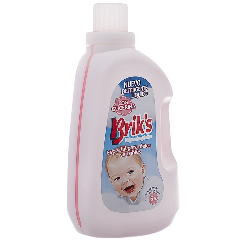 Briks Detergente Hipoalergénico 3 Litros Precio Chile | Detergente Líquido Ropa Piel Sensible1