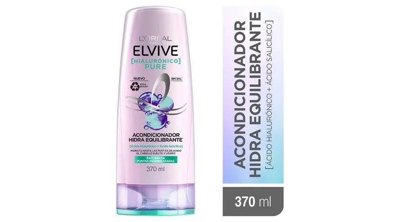 Acondicionador Elvive Hidra Equilibrante Precio Chile | Acondicionador Cabello Graso Raíz y Seco Puntas1